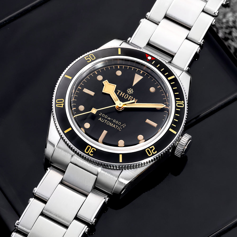 ★Big Sale★Thorn 39mm Diver 6200 Retro Mechanical Watch