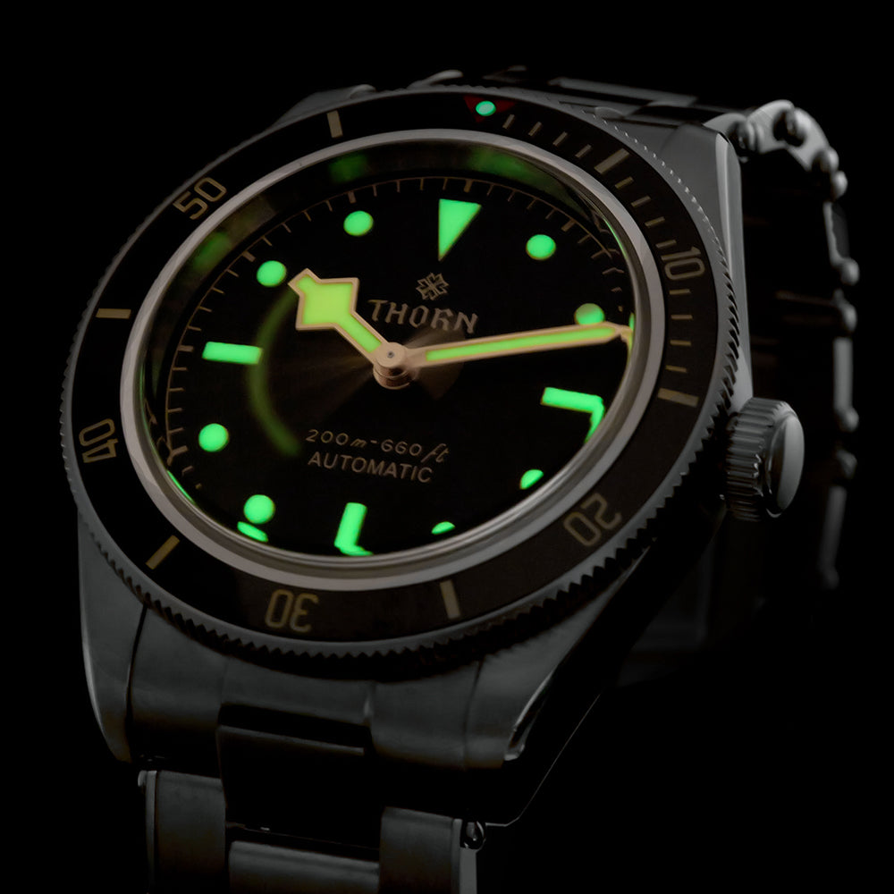 ★Big Sale★Thorn 39mm Diver 6200 Retro Mechanical Watch